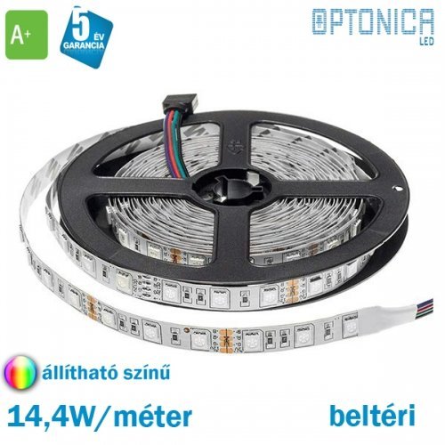 Rasvjeta, paneli, reflektori i sijalice - LED TRAKA 5050 60 SMD/M 14.4W RGB IP20 ST4312 / 1m - Avalon ltd